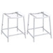 Jovani - Acrylic Backless Bar Stools (Set of 2)
