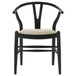 Crestmont - Wood Wishbone Dining Side Chair (Set of 2) - Black