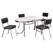 Retro - Oval Dining Table Set