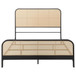 Lanewood - Open Cane Rattan Metal Bed