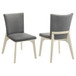 Biloxi - Upholstered Dining Side Chair (Set of 2) - Gray