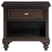 Andover - 1-Drawer Nightstand Bedside Table - Dark Oak