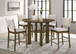Ottowa - 5 Piece Round Counter Height Dining Room Set - Brown