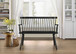 Jerimiah - Spindleback Bench - Black