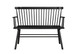 Jerimiah - Spindleback Bench - Black