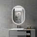 Smart Wall Mounted LED Touch Screen Mirror With Anti-Fog Function And Adjustable Lighting