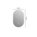 Smart Wall Mounted LED Touch Screen Mirror With Anti-Fog Function And Adjustable Lighting
