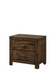 Curtis - Nightstand - Dark Oak