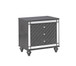 Refino - Nightstand - Dark Gunmetal