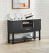 Vance - Side Board - Charcoal / White