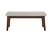 Salerno - Bench - Gray / Brown