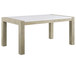 Hazel - Genuine Marble Dining Table - Wired White