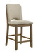 Cockrell - Counter Height Chair (Set of 2) - Light Brown / Beige