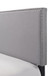 Erin - Queen Nailhead Bed - Gray