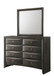 Emily - Dresser & Mirror - Gray