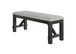Maribelle - Bench - Gray / Charcoal