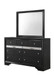 Regata - Dresser & Mirror - Black
