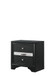 Regata - Nightstand - Black / Silver