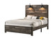Carter - Queen Bed In One Box - Brown