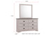 Coralee - Dresser - Chalk / Gray