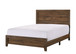 Millie - Queen Bed In One Box - Brown Cherry