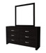 Jaylen - Dresser & Mirror - Black