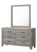 Hopkins - Dresser & Mirror - Gray