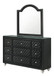 Cameo - Dresser & Mirror - Black