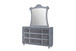 Cameo - Dresser & Mirror - Gray