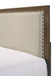 Millie - King Upholstery Bed In One Box - Brown Cherry