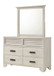 Sarter - Dresser & Mirror - White