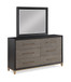 Payson - Dresser - Black / Gray