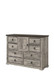 Ella-Mae - Dresser & Mirror - Gray