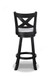 Kipper - Swivel Bar Stool (Set of 2) - Dove
