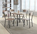 Blake - 5 Piece Round Dining Set - Light Brown