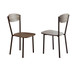 Blake - 5 Piece Round Dining Set - Light Brown