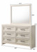 Lorraine - Dresser & Mirror - Antique White