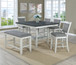 Fulton - 6 Piece Dining Room Set - Chalk White