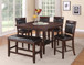 Fulton - 6 Piece Dining Room Set - Dark Brown