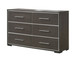 Sharpe - Queen 5 Piece Bedroom Set - Dark Gray