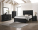 Amalia - King 5 Piece Bedroom Set - Black