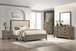 Millie - Full 5 Piece Upholstered Bedroom Set - Warm Gray