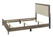 Millie - Queen 5 Piece Upholstered Bedroom Set - Warm Gray