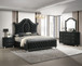 Cameo - King 4 Piece Bedroom Set - Black