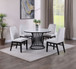 Hadley - 5 Piece Dining Room Set - White