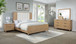 Kara - King 4 Piece Bedroom Set - Cerused Natural