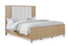 Kara - King 5 Piece Bedroom Set - Cerused Natural