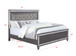 Refino - King 5 Piece Bedroom Set - Gunmetal