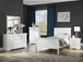 Louis Philip - Full 4 Piece Bedroom Set - White