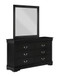 Louis Philip - Full 4 Piece Bedroom Set - Black